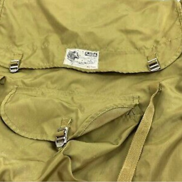 World Famous No. 707 Frame Back Pack Japan Nylon 3 Pockets - Picture 3 of 9
